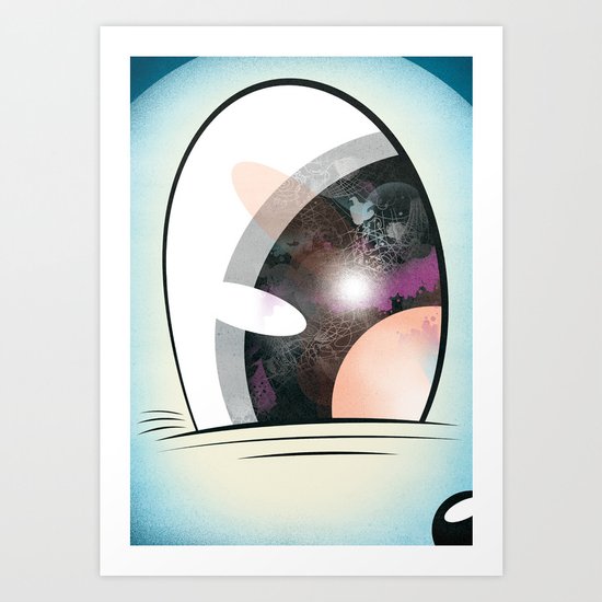 Cartoon Eye Art Print