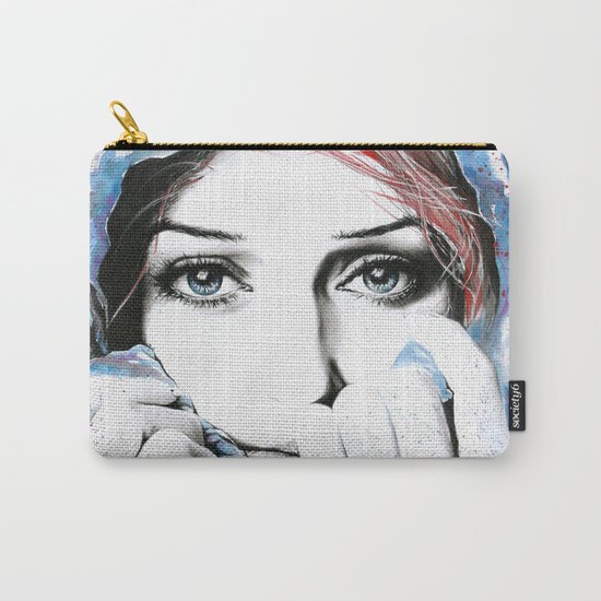 See What Feelings I Hide Carry-All Pouch