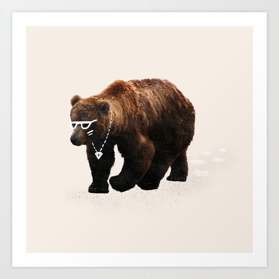 Kodiak Arrest Art Print