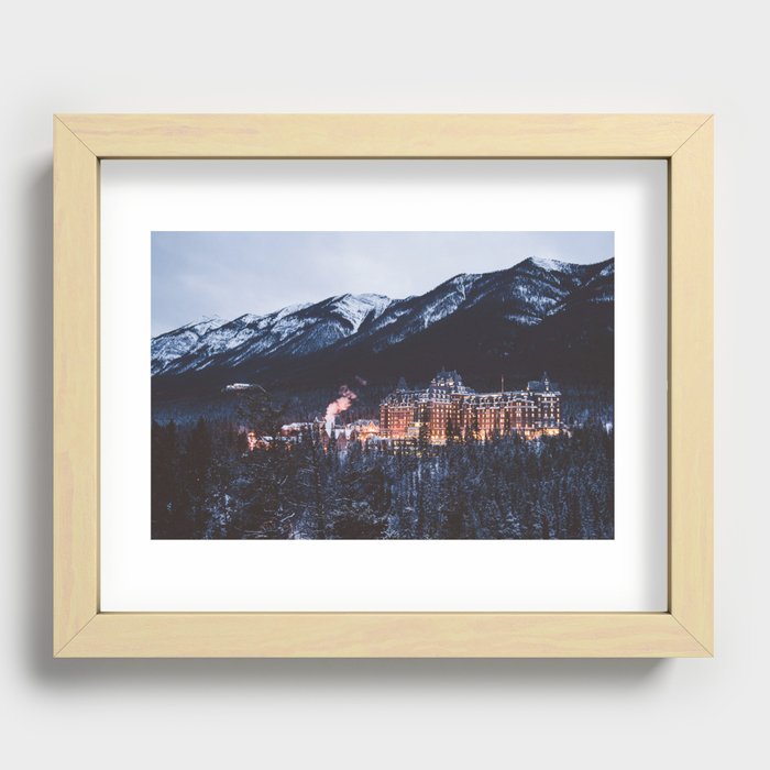 Banff Springs Hotel II Recessed Framed Print