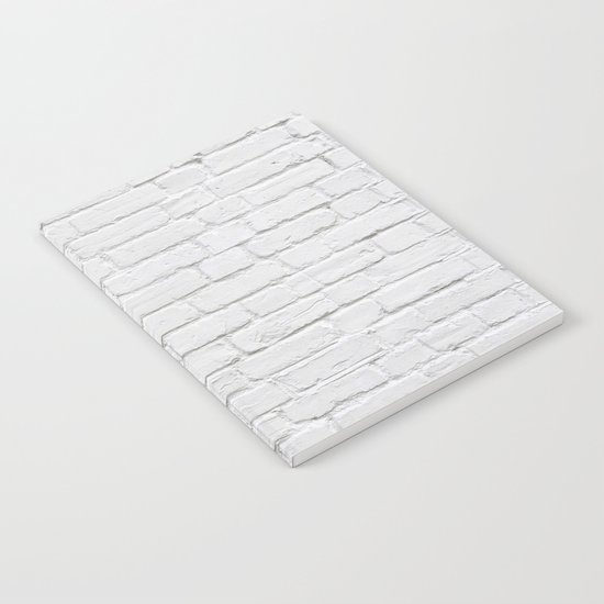 White Brick Wall Notebook