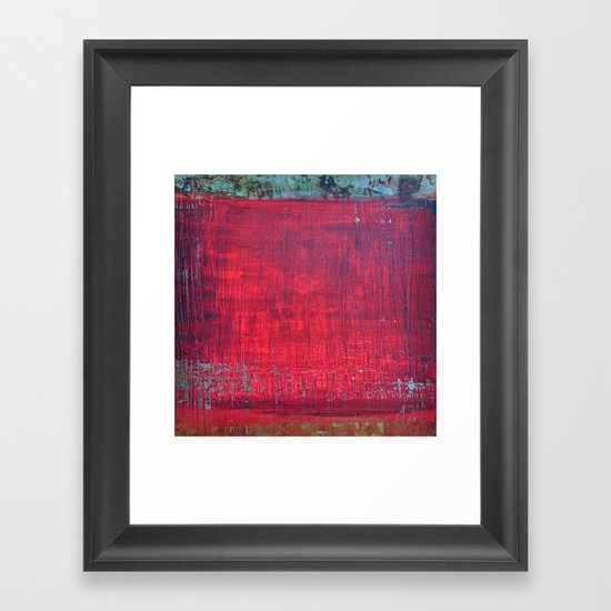 RED Framed Art Print