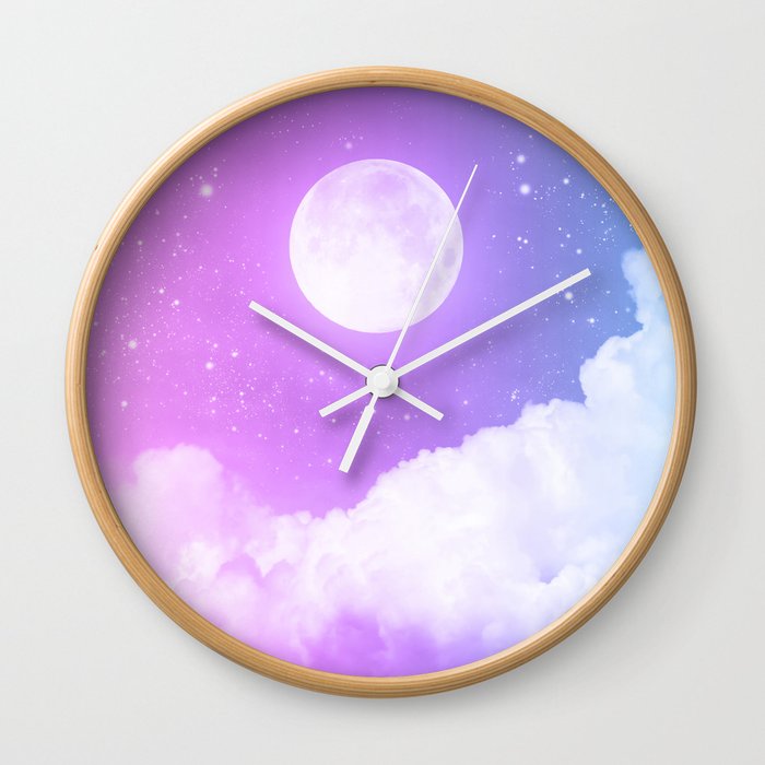 Moon Moon Wall Clock