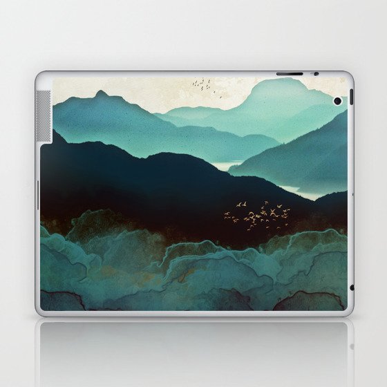 Indigo Mountains Laptop & iPad Skin