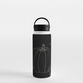 Pumpkin, Mushrooms & Fall Leaves Water Bottle