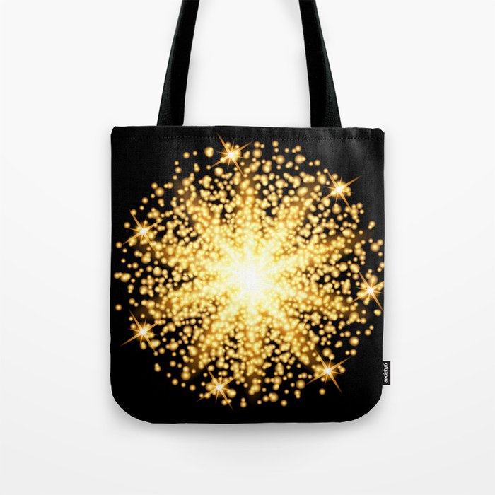 Abstract Gold Glow Light Effect Tote Bag By Designer357 Society6