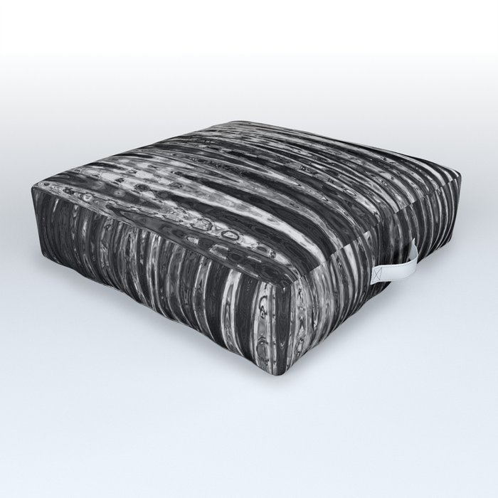 Dark Tone Abstract Art Pattern Outdoor Floor Cushion