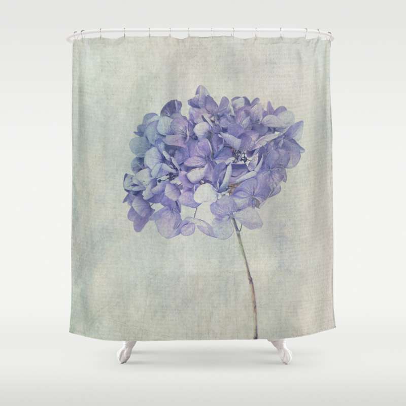 Beautiful Blue Hydrangea Shower Curtain By Mariaheyens Society6
