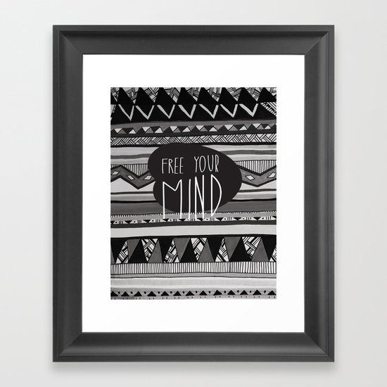 FREE YOUR MIND Framed Art Print