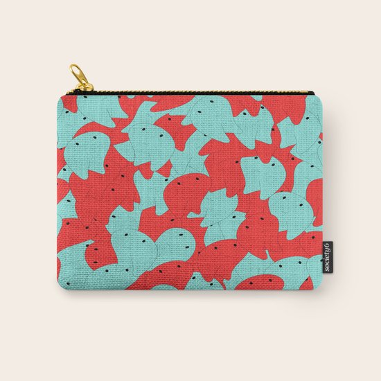 Crowded Carry-All Pouch