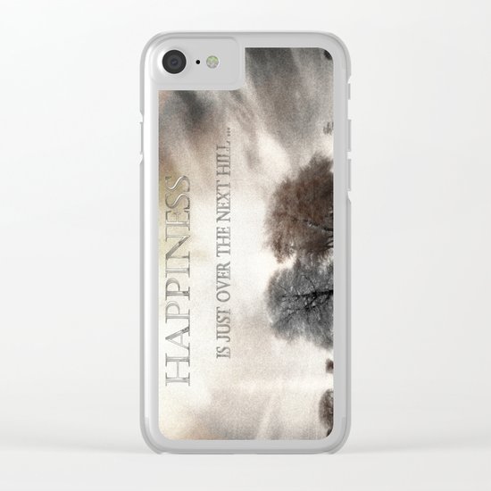 Happiness Clear iPhone Case