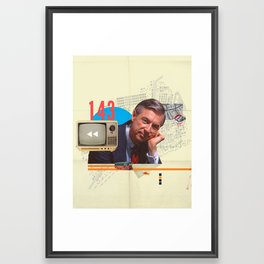 Mr. Rogers 143 Framed Art Print