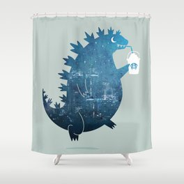 Godzilla Shower Curtains Society6