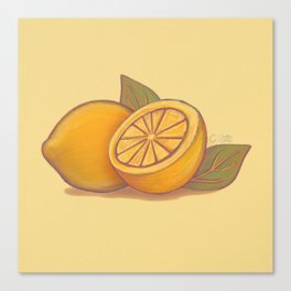 Lemon de la Creme Canvas Print