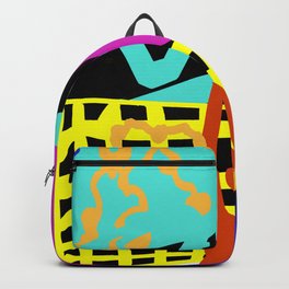 Becoming Me? Backpack | Abstract, Yellow, Pink, Colorful, Digital, Artsy, Graphicart, Homedecor, Painting, Apparel 