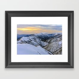 Alpine Glow Framed Art Print