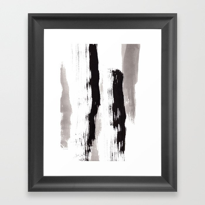 Live Your Color No 89 Black And White Modern Minimalist Abstract