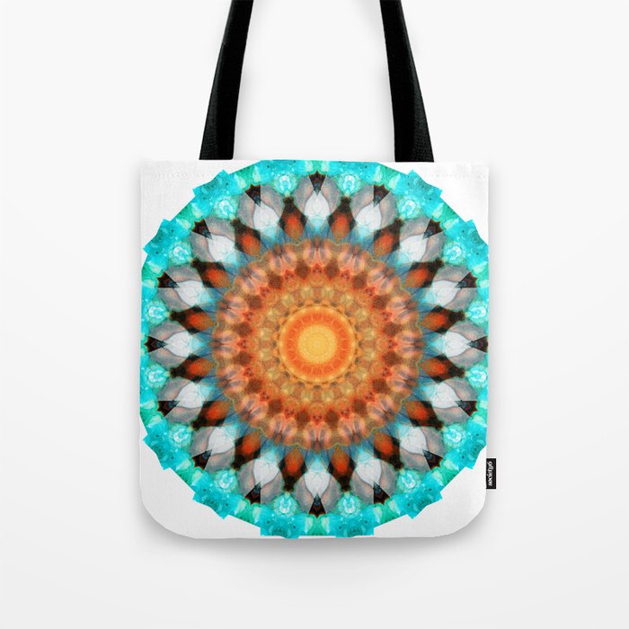 Colorful Bright Mandala Art - Tribal Wisdom Tote Bag