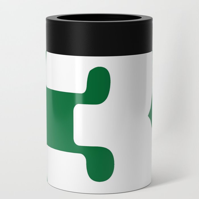 3 (White & Olive Number) Can Cooler