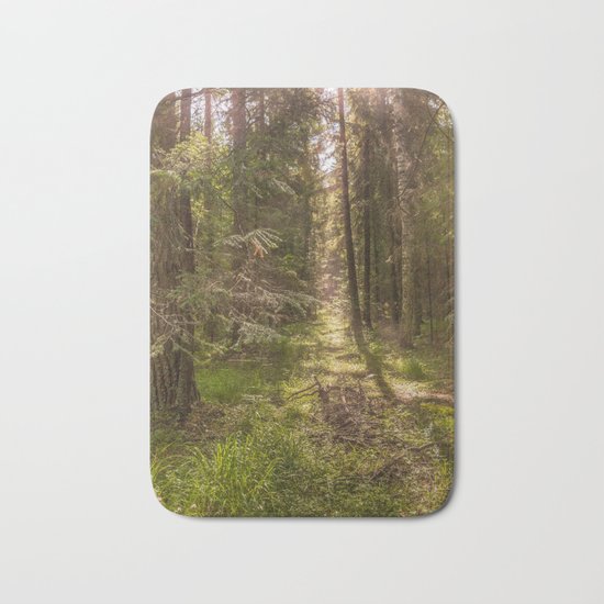 Summer forest Bath Mat