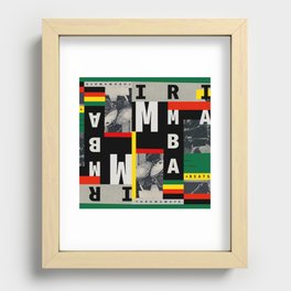 African Rhythms Recessed Framed Print