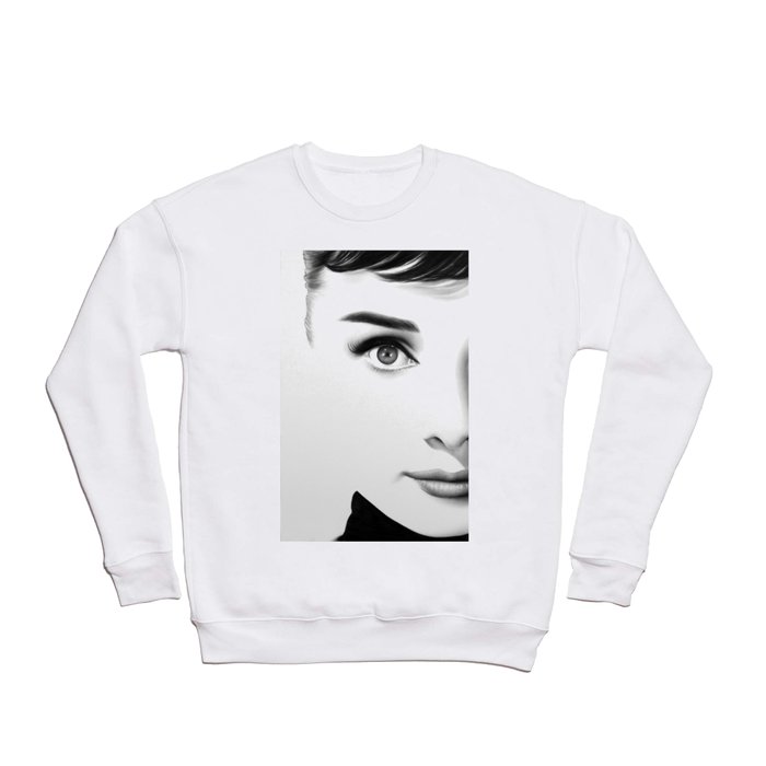 Audrey Hepburn Half Series Crewneck Sweatshirt