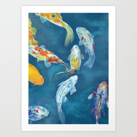 Karpi Koi Art Print