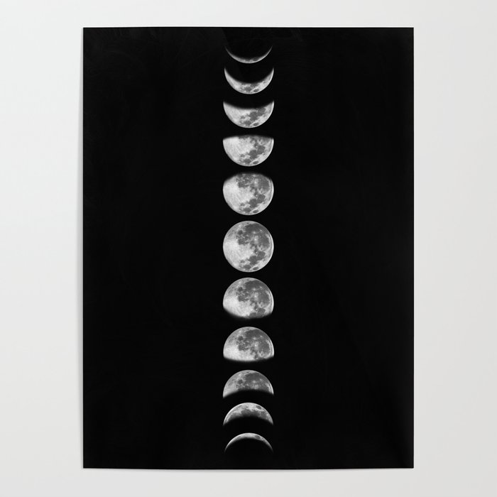 moon phases Poster