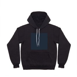 Inky Blue Solid Color Hoody