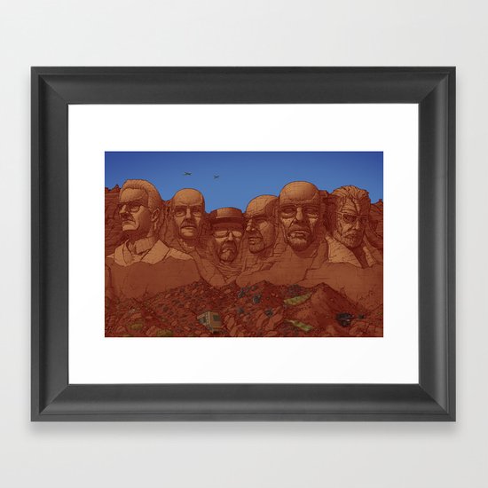 Mount Heisenberg Framed Art Print