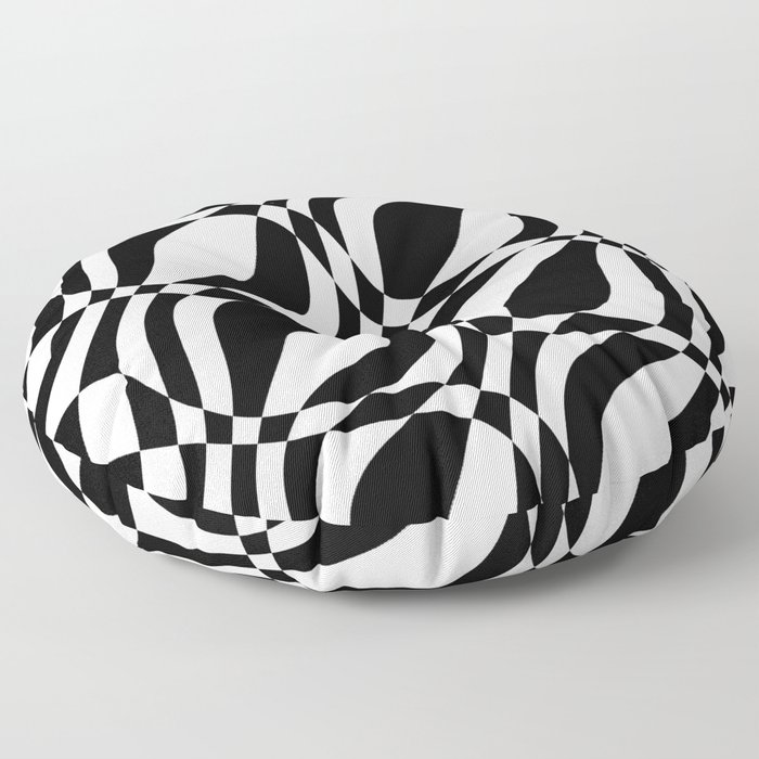 BLACK&WHITE LINES Floor Pillow