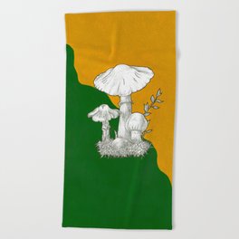 Mushroom Beach Towel