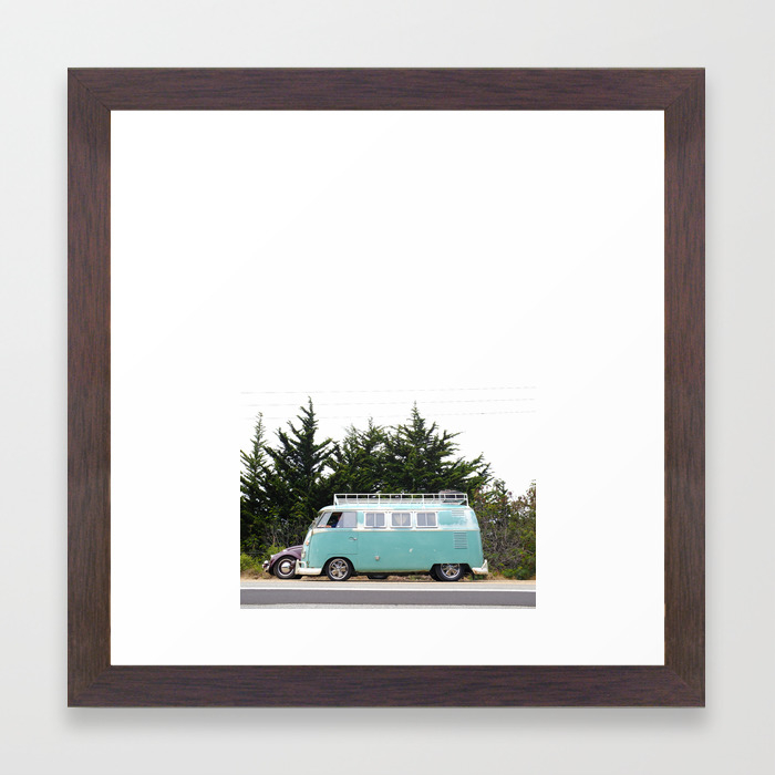 Big Sur Van Framed Art Print By Msheastudio Society6