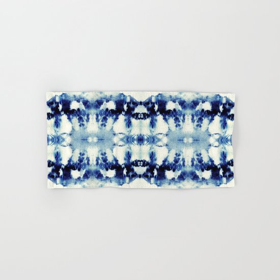 Tie Dye Blues Hand & Bath Towel