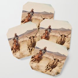  “California Vaquero” by Edward Borein Coaster