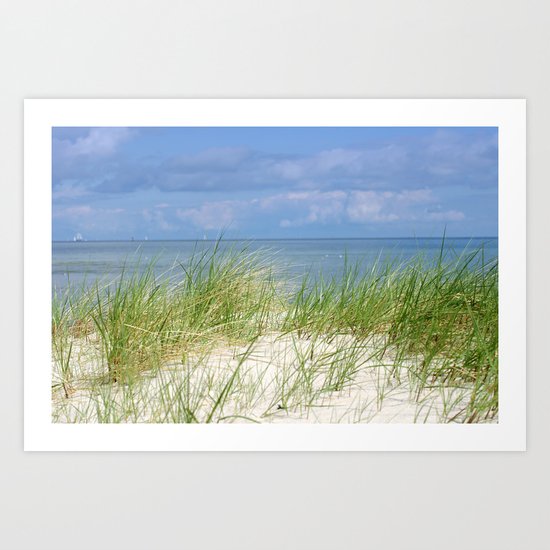Dunes of the Baltic Sea Art Print