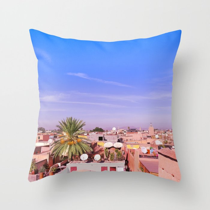 Marrakech Rooftop Throw Pillow