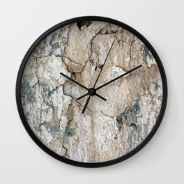 White Decay IV Wall Clock