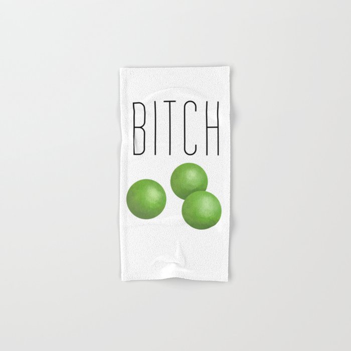 Bitch Peas Hand & Bath Towel