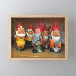 Gnomes Framed Mini Art Print