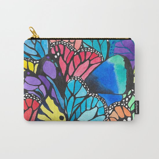 Butterfly Spark Carry-All Pouch