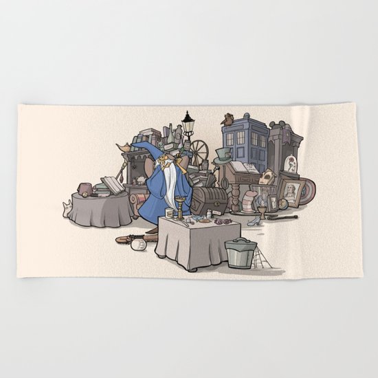 Collection of Curiosities Beach Towel