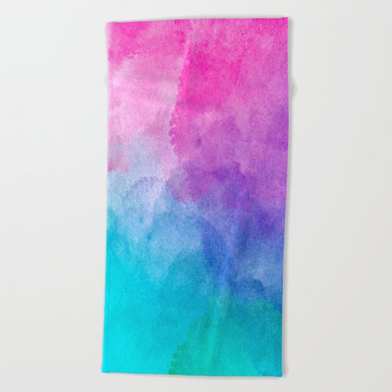 Cotton candy Beach Towel
