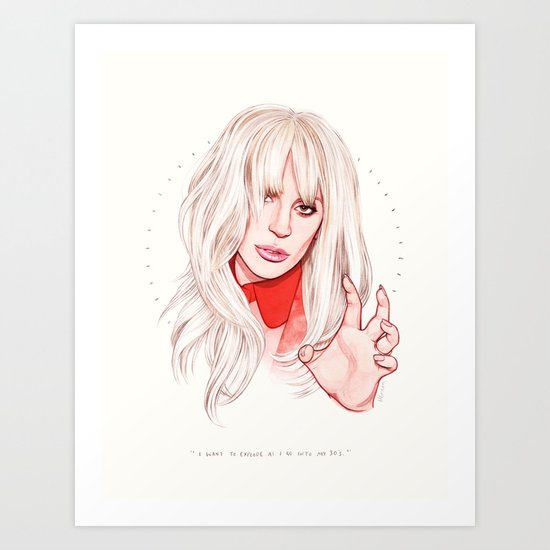 Billboard Woman of the Year Art Print