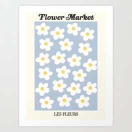flower market / more fleurs Art Print