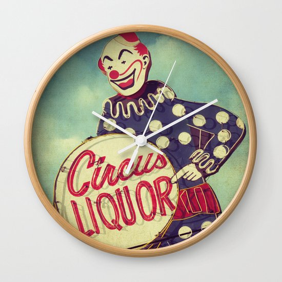 Circus Liquor, N. Hollywood, CA. Wall Clock