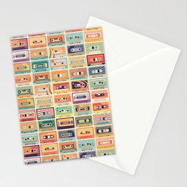 Retro 90s Mixtapes Stationery Card