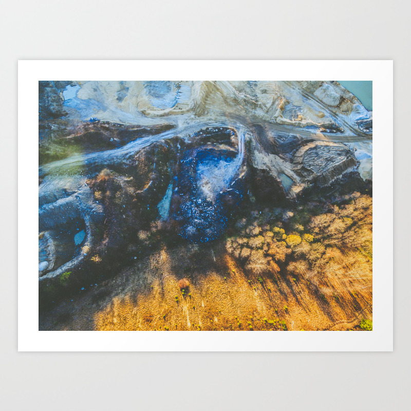 Alien Landscape Art Print By Johnnyvengeance Society6