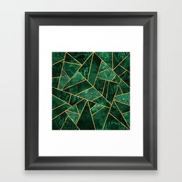 Deep Emerald Framed Art Print