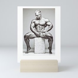 "Seated Nude" (001) Mini Art Print